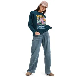 Roxy Langarmshirt »Hangloose Washed« Roxy Anthracite