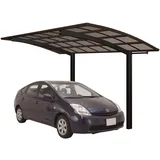 Ximax Alu Einzelcarport Portoforte Typ 80 Schwarz 270 x 556 cm Sonderfertigung