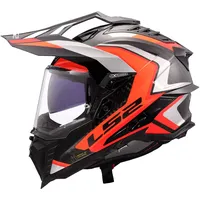LS2 MX701 Explorer Carbon Frontier II Gloss Orange, XL
