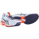 Asics Tennisschuhe Solution Speed FF 3 Clay/Sandplatz/Leichtigkeit weiss/violett Herren