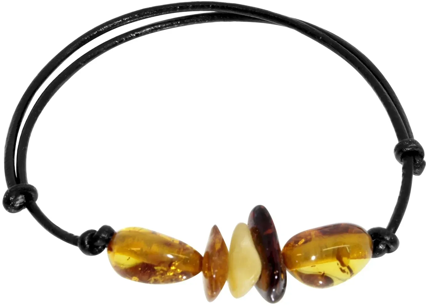 Armband OSTSEE-SCHMUCK "Ostsee-Schmuck Armband Urte Armband Urte", braun, Armbänder, Damen, 19cm, Bernstein