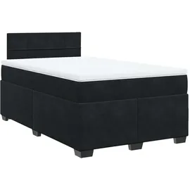 vidaXL Boxspringbett 120 x 200 cm Schwarz