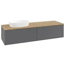 Villeroy & Boch Antao Waschtischunterschrank 1600x360x500mm K37111GK mit Struktur FK/AP: GK/1