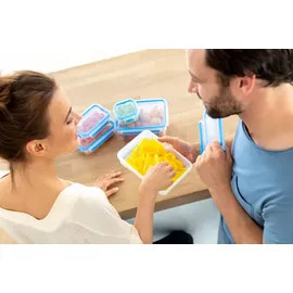 Emsa Vorratsdose Clip&Close 2600 ml Kunststoff Blau