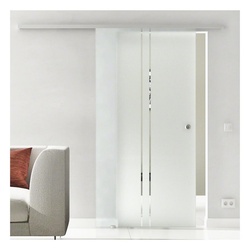 Hadeco Glasschiebetür Hadeco Slimline Glasschiebetür 650 x 2175 mm Köln grau