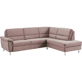 CALIZZA INTERIORS »Onyx L-Form«, Ottomane links oder rechts, wahlweise mit Bettfunktion, Breite 257 cm