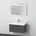 Waschtischunterschrank 100 x 200 x 45 cm Grau Matt