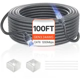 Vevor Starlink Standardkabel Gen 3 Satelliten-V3-Verlängerungskabel 30,48m 24 AWG / 0.25 mm2