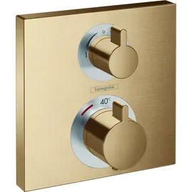 Hansgrohe Ecostat Square Thermostat, Unterputz, brushed bronze