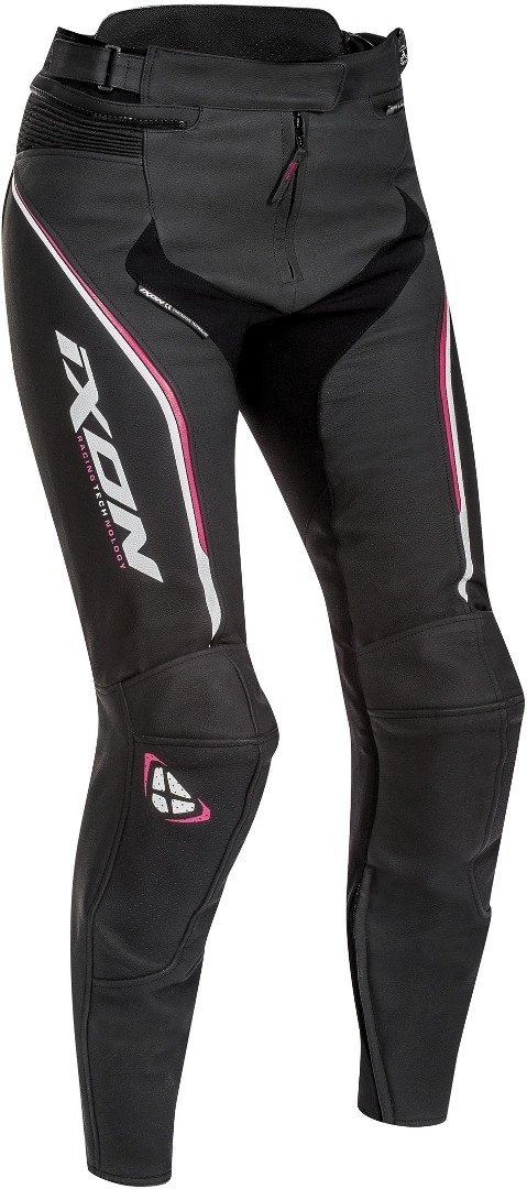 Ixon Trinity Damen Motorradhose, schwarz-pink, Größe L