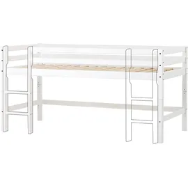 Hoppekids Halbhochbett Basic 90 x 200 cm weiß