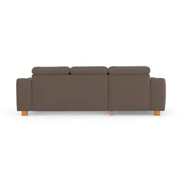 sit&more Eckcouch Federkern 2-Sitzer Braun