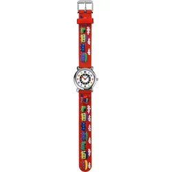Quarzuhr ALPHA SAPHIR, rot, Armbanduhren, Kinder, Armbanduhr, Kinderuhr, analog, ideal auch als Geschenk