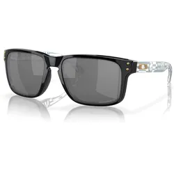 Oakley Holbrook Introspect Kollektion Black, Sonnenbrille - Schwarz/Transparent/Grau Stark-Getönt
