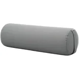 Yogistar Yogakissen Yoga-Bolster yin - rund - Samtosha - organic cotton, Hochwertiges Yoga-Bolster aus nachhaltigen Materialien weiß
