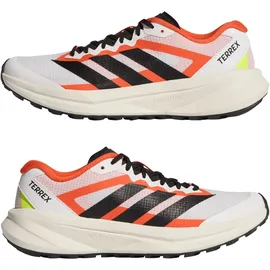 adidas Terrex Agravic Lite Damen Slim Weiß/Schwarz/Orange 38