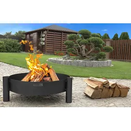 Cook King Feuerschale Haiti Ø 30 cm Schwarz