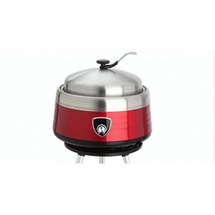 Paella World Vulcano Rot Tragbarer Holzkohlegrill ø 30 cm
