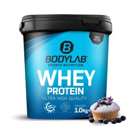 Bodylab24 Whey Protein Blaubeere Muffin Pulver 1000 g