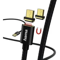 Hama 178373 Lade-Datenkabel Magnetic Micro USB 1m