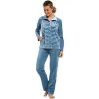 Pastunette Homewear Anzug Nikki in Cadetblue | Gr.: 44