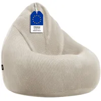 Skølm Magni Sitzsack Cord Beige – XXL Sitzsack für