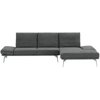 KOINOR Ecksofa  Fendo , schwarz , Maße (cm): B: 314 H: 93 T: 159.0
