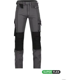 DASSY Impax Stretch-Arbeitshose anthrazitgrau/schwarz