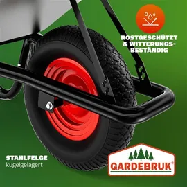Gardebruk Schubkarre 250kg mit Stahlfelge