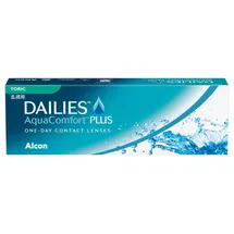 Alcon Dailies AquaComfort Plus Toric Tageslinsen, 30 Stück, BC 8.8 mm, DIA 14.4 mm, CYL -0.75, ACHSE 70 -6 dpt, zyl | ax, Torische Kontaktlinse