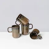 gipfelstück Glockenklang Kaffeetasse 0,275 l Braun 4 St.