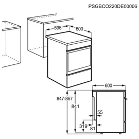 AEG CCB6446BBM Silber