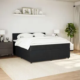 vidaXL Boxspringbett 180 x 200 cm Schwarz