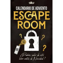 Solv Calendario de Adviento Escape Room: Libro para adultos con 24 enigmas interactivos para resolver antes de Navidad (Libros Escape Room 2.0)