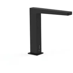 Tres Slim Exclusive, Elektronische Waschbeckenarmatur mit fester Wassertemperatur, schwarz matt