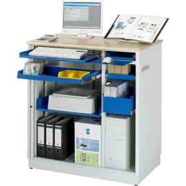 Certeo Rau Computer-Station stationär 26BxTxH 1030x660x1100mm