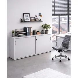 MÖBELPARTNER Serie 1500 Aktenschrank 160,2 x 41,0 x 84,2 cm lichtgrau