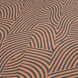 Living Walls 3D-Tapete Wellenmuster 32 cm x 10 m 1 St goldfarben