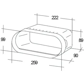 OptimAIRo Adapter Flachkanal Abluftsystem, Bora