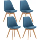 CLP 4er Set Linares Stoff - blau
