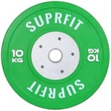 SF SUPRFIT Hantelscheiben 50mm - Gewichtsscheiben aus Hartgummi, 10 kg, (1-tlg), 50mm, Gewicht: 5 - 25 kg in vers. Farben