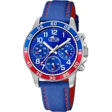 Lotus 18581/4 36 mm Leder blaurot