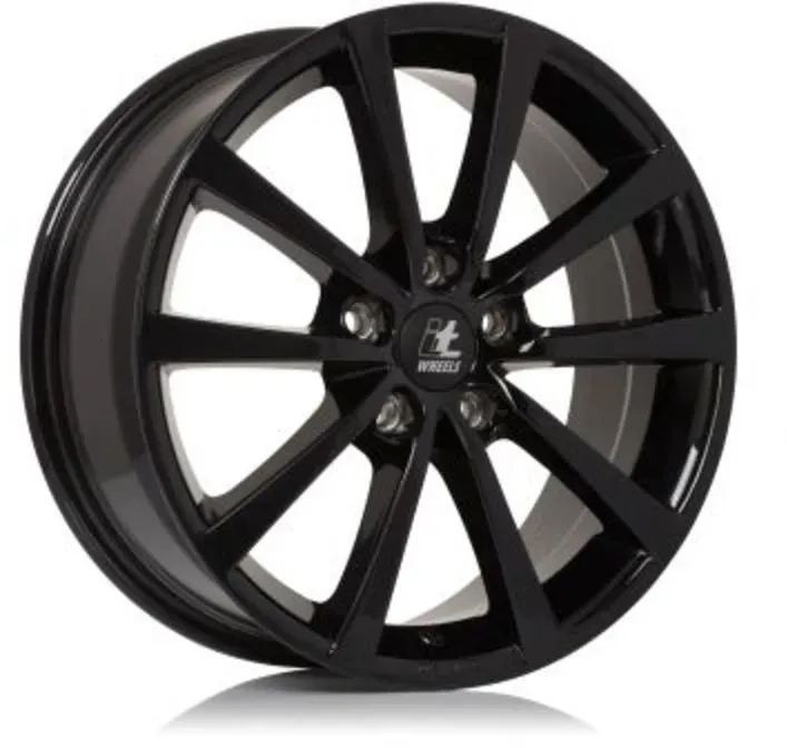 Alufelge 17 zoll ITWHEELS Alice 5x112 7J ET40, Farbe Schwarz Glänzend