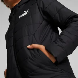 Puma ESS Hooded Padded Jacket Wattierte Jacke, Schwarz,