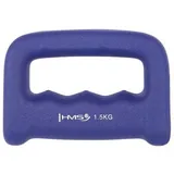 HMS CK15 Griffhantel Gusseisen mit Neoprenbeschichtung 1,5 kg blau