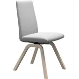 Stressless® Polsterstuhl Laurel, Low Back, Größe M, mit schräggestellten Beinen in Eiche gekalkt grau