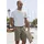 John Devin Shorts JOHN DEVIN "Bermuda", Herren, Gr. L (52/54), N-Gr, grün (khaki), Web, Obermaterial: 97% Baumwolle, 3% Elasthan, unifarben, regular fit kurz, Hosen Shorts, kurze Hose aus elastischer Baumwoll-Qualität, Topseller