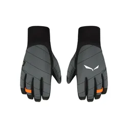 Salewa Winterhandschuhe Ortles Twr - warm, winddicht und atmungsaktiv - schwarz/grau Herren