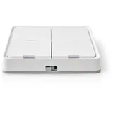 Nedis SmartLife Wandschalter - Zigbee 3.0 - Wandhalterung - Android/IOS - Kunststoff - Weiss