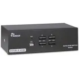 Inter-Tech AS-42HA HDMI Tastatur/Video/Maus (KVM)-Switch Schwarz